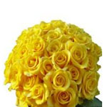 Sparkling Bouquet of Yellow Roses