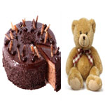 Delicious Cakes and Sweet Teddy Bear