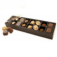 Gift box with the 240 g fresh chocolates
