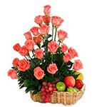 Fruity And Flowerly Basket Medium. 