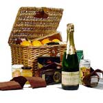 Fruit and Wine Basket 