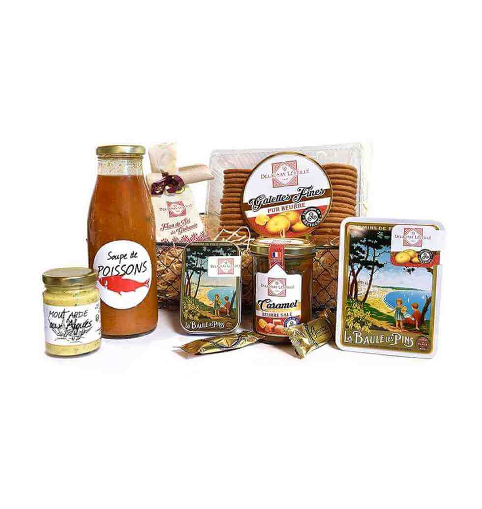 Discover this Dlices de Bretagne gourmet basket, ...