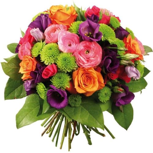 Cheerful Fresh Start Mixed Flower Bouquet