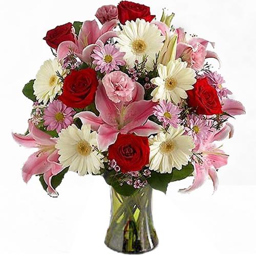 Lovely Decorated Bouquet of Flowers, A Cozy Surprise