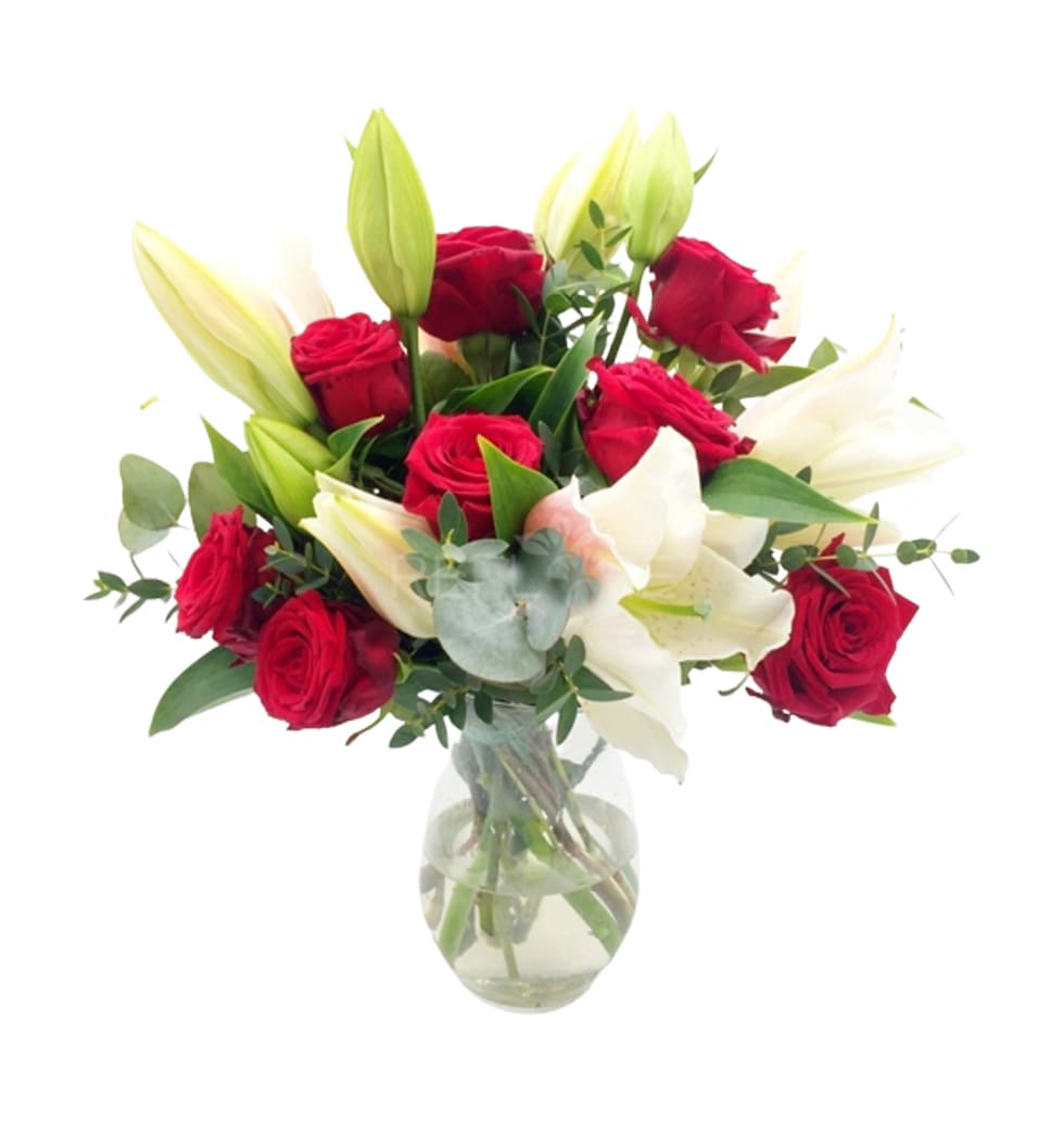 Give this elegant bouquet of flowers to a loved on...