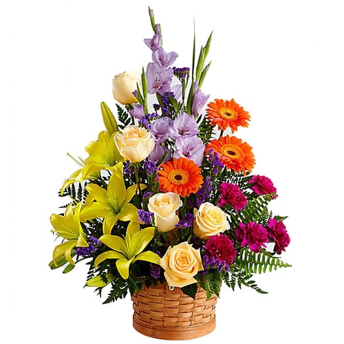 Magnificent Round Flower Arrangement for Sweet Seduction