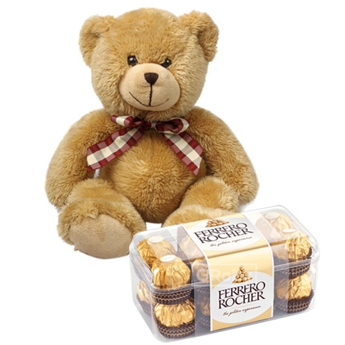 Amazing Ferrero Rocher Chocolates with Teddy