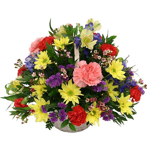Expressive Colorful Wishes Seasonal Flowers Arrangement