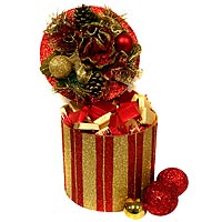 New Year decorated box which includes1 Kilo of fin...