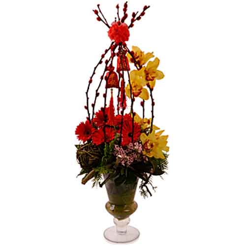 Graceful Fall Fantasy Fiesta Assorted Bouquet