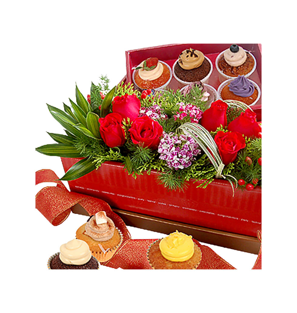 Exquisite Cupcakes Box