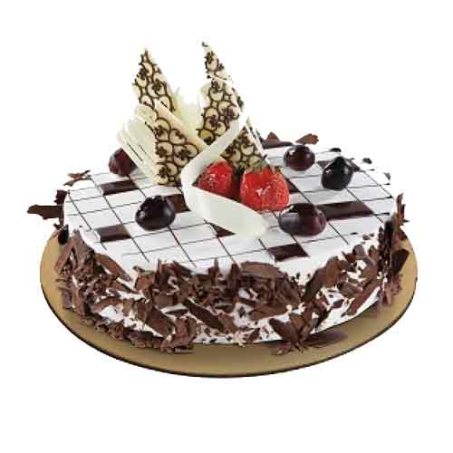 Nectarous Festive Fondant Cleobury Cream Chocolate Cake