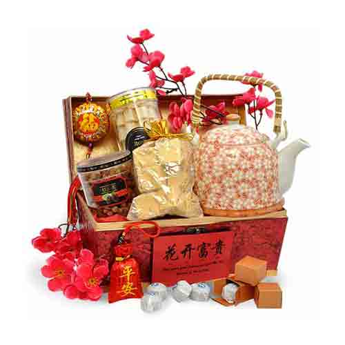 Festive Teatime Feast Gift Basket