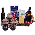 Graceful Winter Treat Gift Basket of Goodies