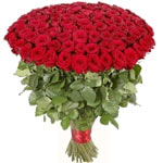 100 Long Stem Red Roses