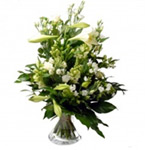 Glorious Ethereal Cloud White Floral Bunch