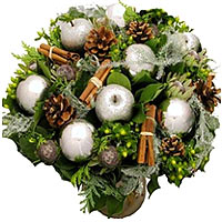 Christmas Bouquet mixed silver