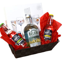 Gentle Belgian Gin and Tonic Indulgence Gift Basket