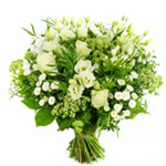 Classic Treasured Moments White Flower Bouquet