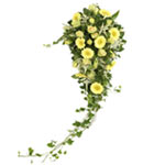 Gorgeous Gerberas and Yellow Roses Flower Wreath