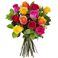 Dazzle your loved ones by gifting them this Sweet Emotions Mixed Roses Arrangeme...