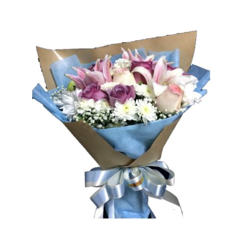 Send this classic gift set of beautiful lilies, tr......  to Surat thani