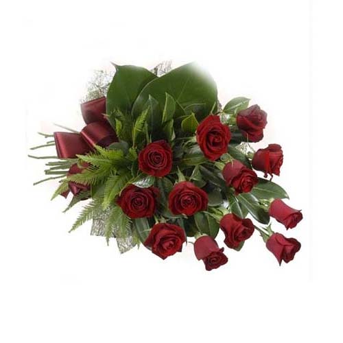 Bouquet of 12 Red Roses