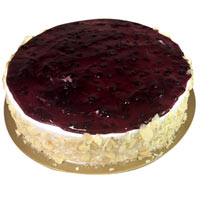 Iced Blueberry White Creamy Cake