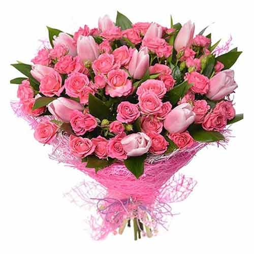 Wrapped up with your love, this Affectionate Pink ...