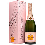 Distinctive Gift of Veuve Clicquot's Non Vintage Rose Champagne