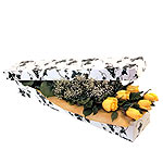 Blossoming Yellow Roses Box