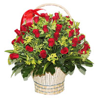 Gorgeous Rose Basket